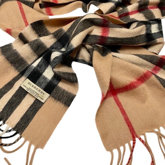🌺BURBERRY Nova Check Cashmere wool Scarf 🧣BB2 - Picture 3 of 10